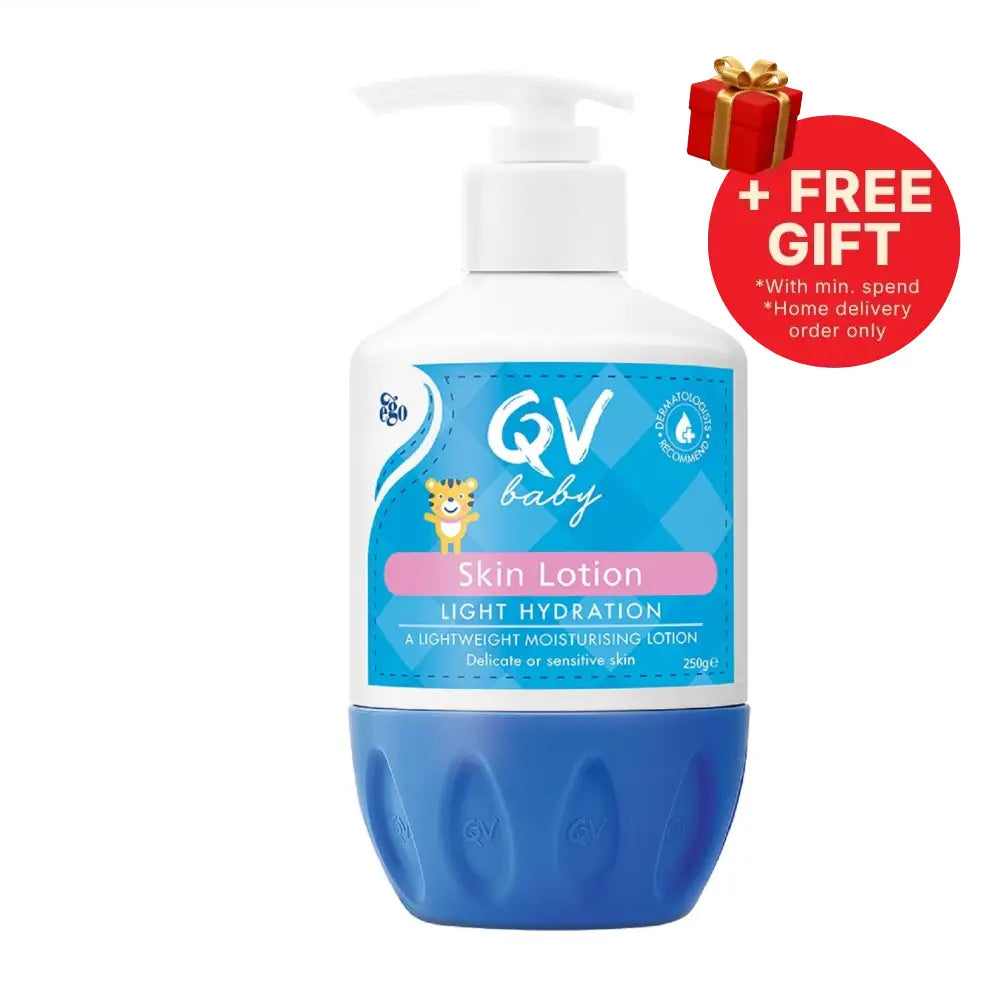 QV BABY SKIN LOTION LIGHT HYDRATION PUMP TYPE 250G