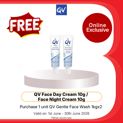 QV GENTLE WASH 1KG 2S