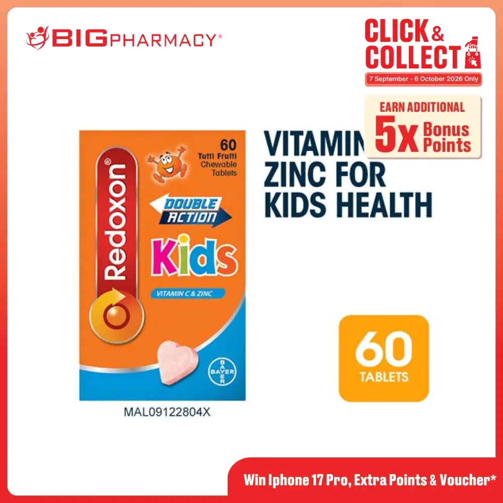 REDOXON DOUBLE ACTION KIDS 250MG CHEW 60S