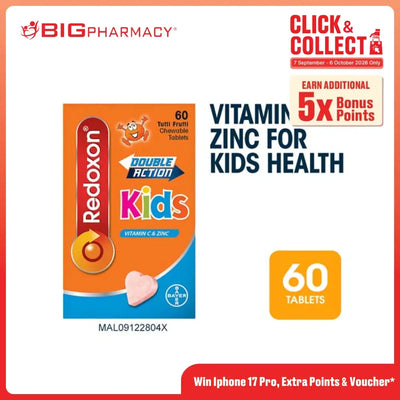 REDOXON DOUBLE ACTION KIDS 250MG CHEW 60S