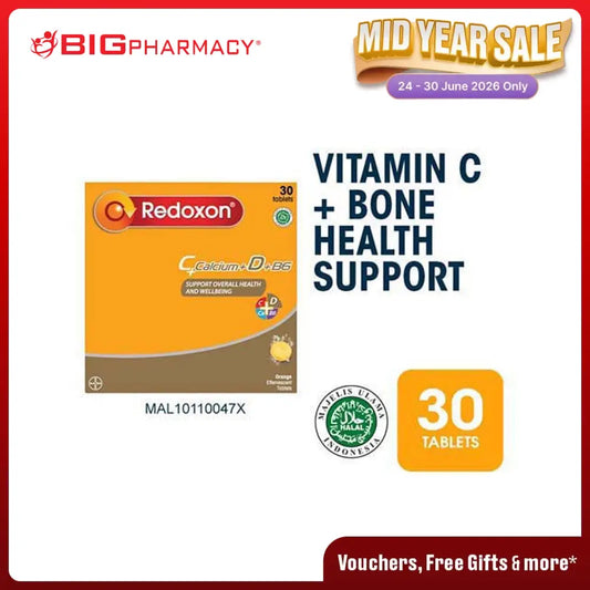 REDOXON EFFERVESCENT C +CALCIUM D3 +B6 10SX3