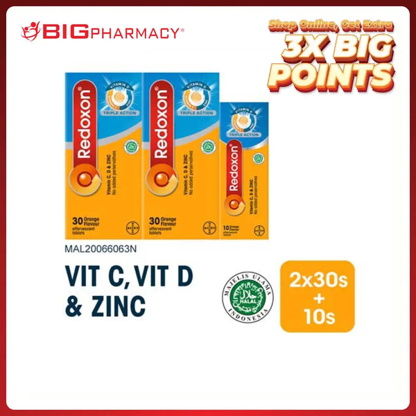 REDOXON TRIPLE ACTION EFFERVESCENT ORANGE 30SX2 + 10S