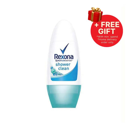 REXONA WOMEN DEODORANT ROLL ON MOTIONACTIVATED SHOWER CLEAN 45ML