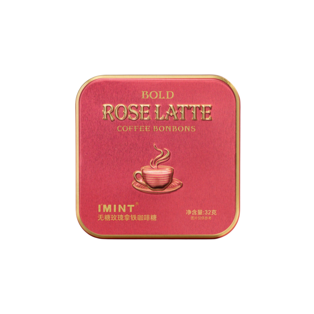 IMINT ROSE LATTE COFFEE BONBONS FREE SUGAR 32G
