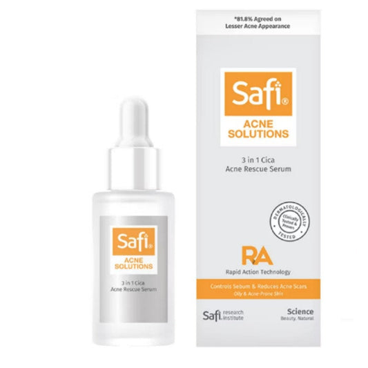 SAFI ACNE SOLUTIONS 3-IN-1 CICA ACNE RESCUE SERUM 30ML