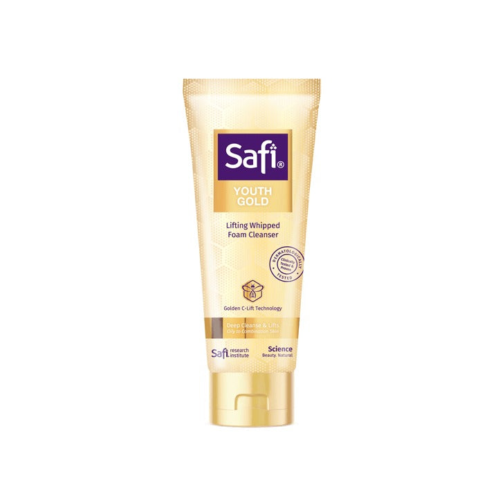 SAFI YOUTH GOLD LIFTING WHIPPED FOAM CLEANSER 100G