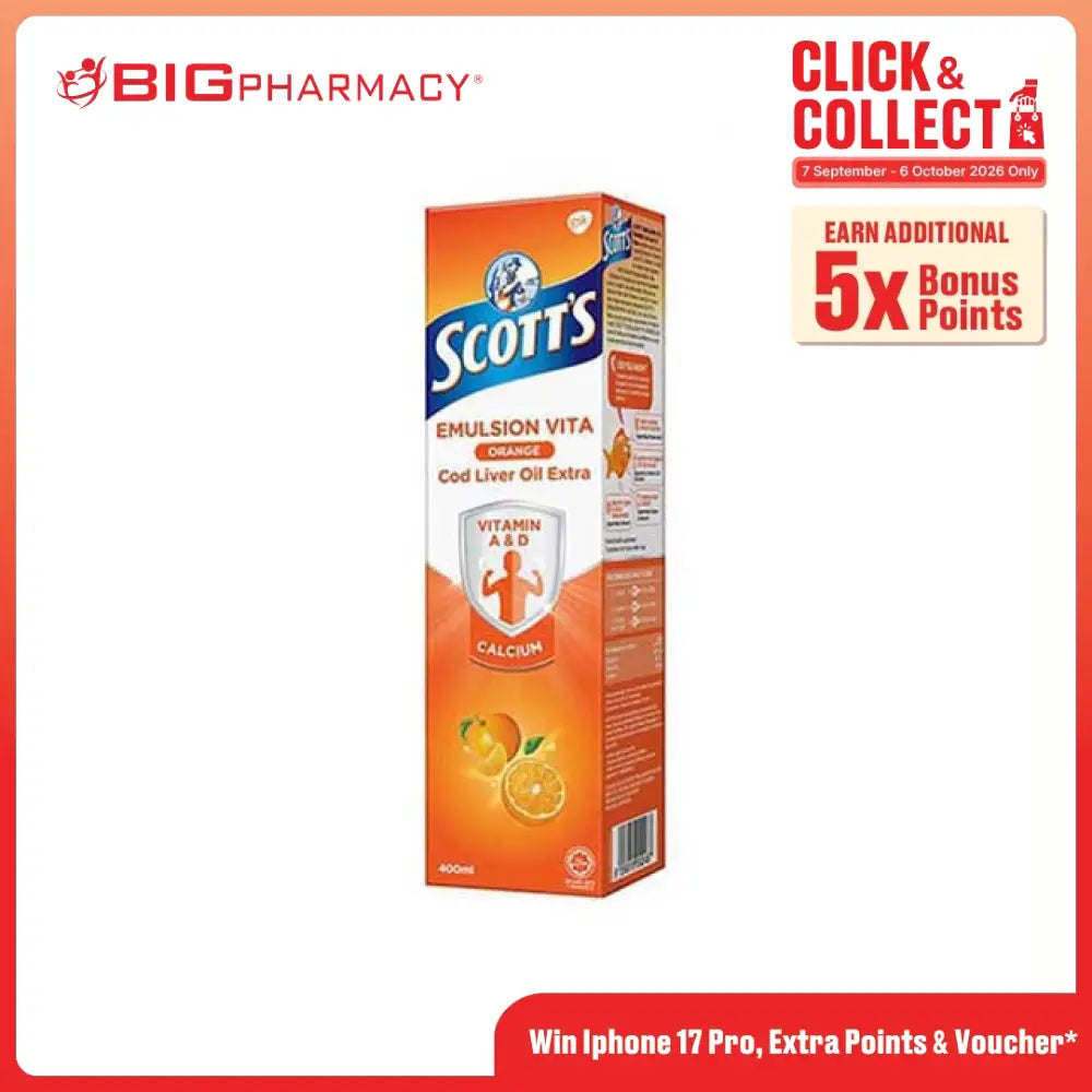 SCOTTS EMULSION ORANGE 400ML