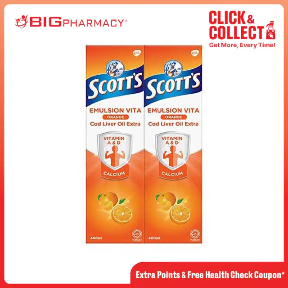 SCOTTS EMULSION ORANGE 400MLX2