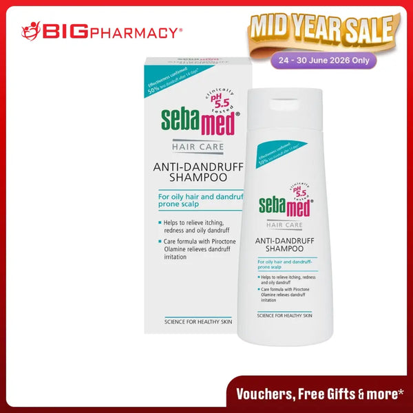 SEBAMED ANTI DANDRUFF SHAMPOO 200ML