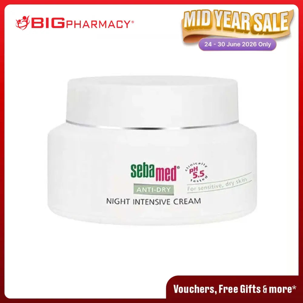 SEBAMED ANTI DRY NIGHT INTENSIVE CREAM 50ML