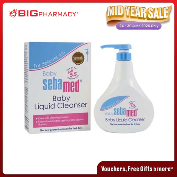 SEBAMED BABY LIQUID CLEANSER 200ML