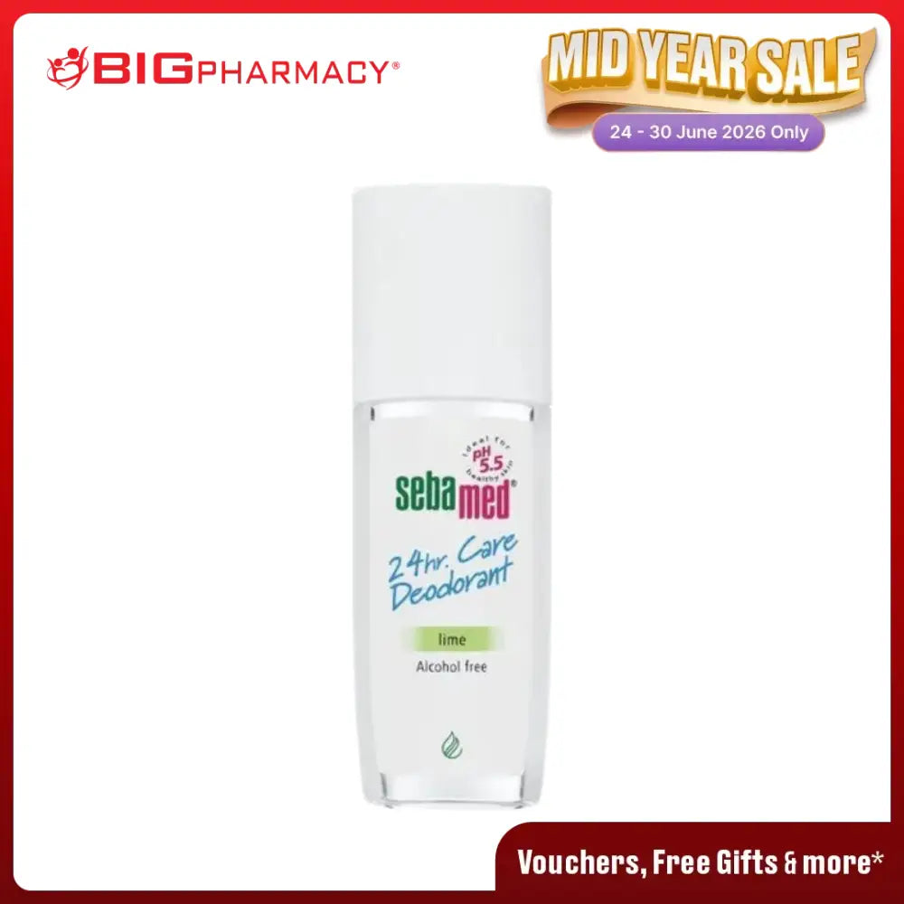 SEBAMED DEO 24HR SPRAY LIME 75ML