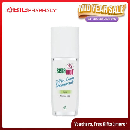 SEBAMED DEO 24HR SPRAY LIME 75ML