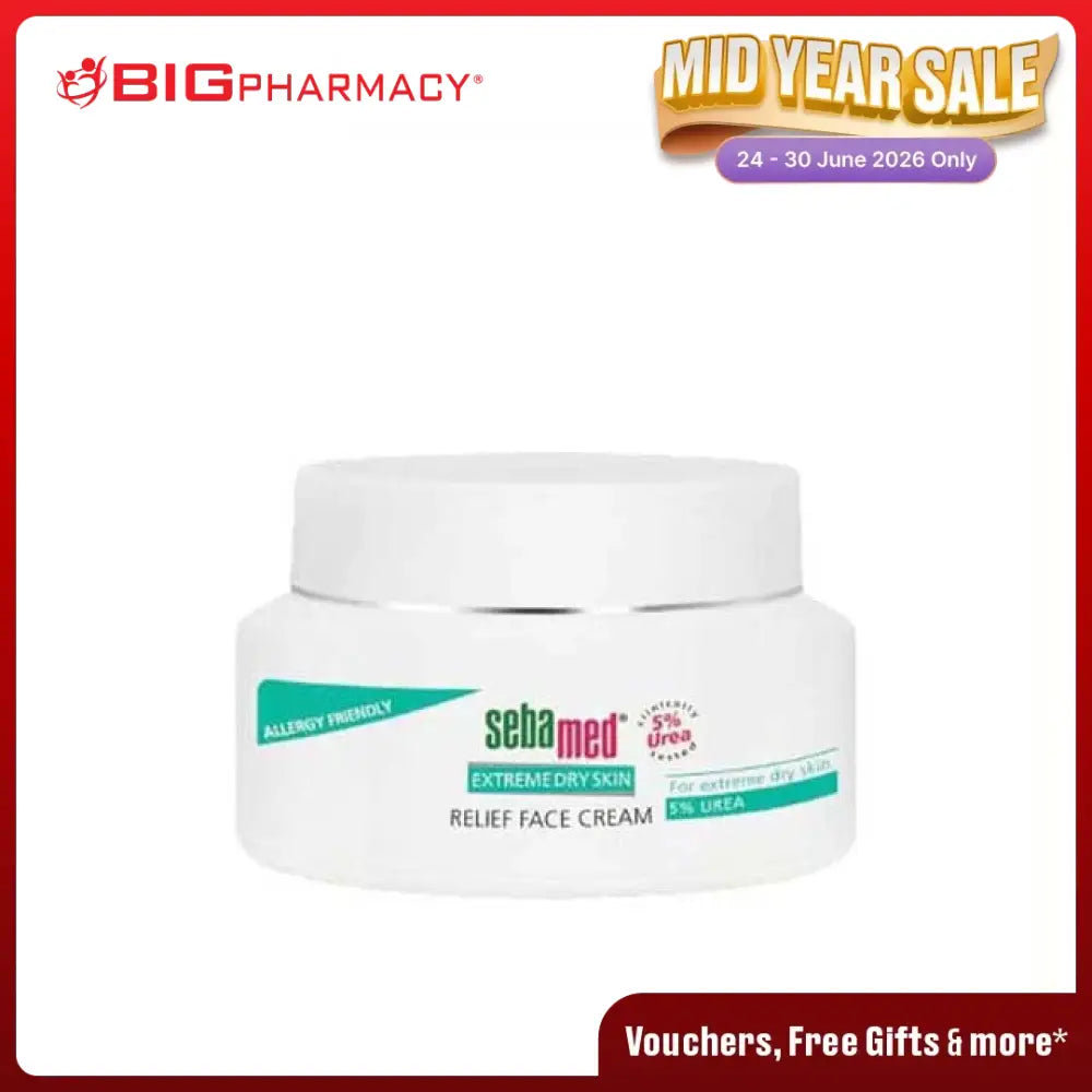 SEBAMED EXTREME DRY SKIN RELIEF FACE CREAM 50ML