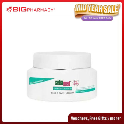 SEBAMED EXTREME DRY SKIN RELIEF FACE CREAM 50ML