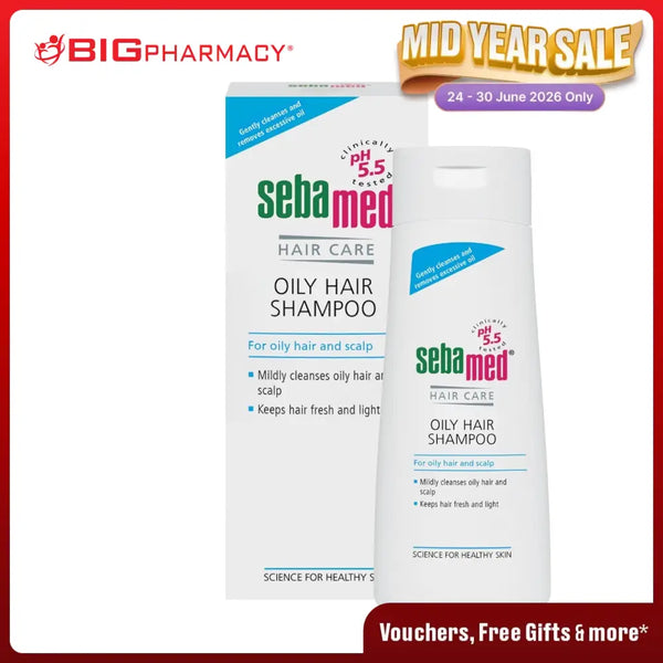 SEBAMED OILY HAIR SHAMPOO 200ML