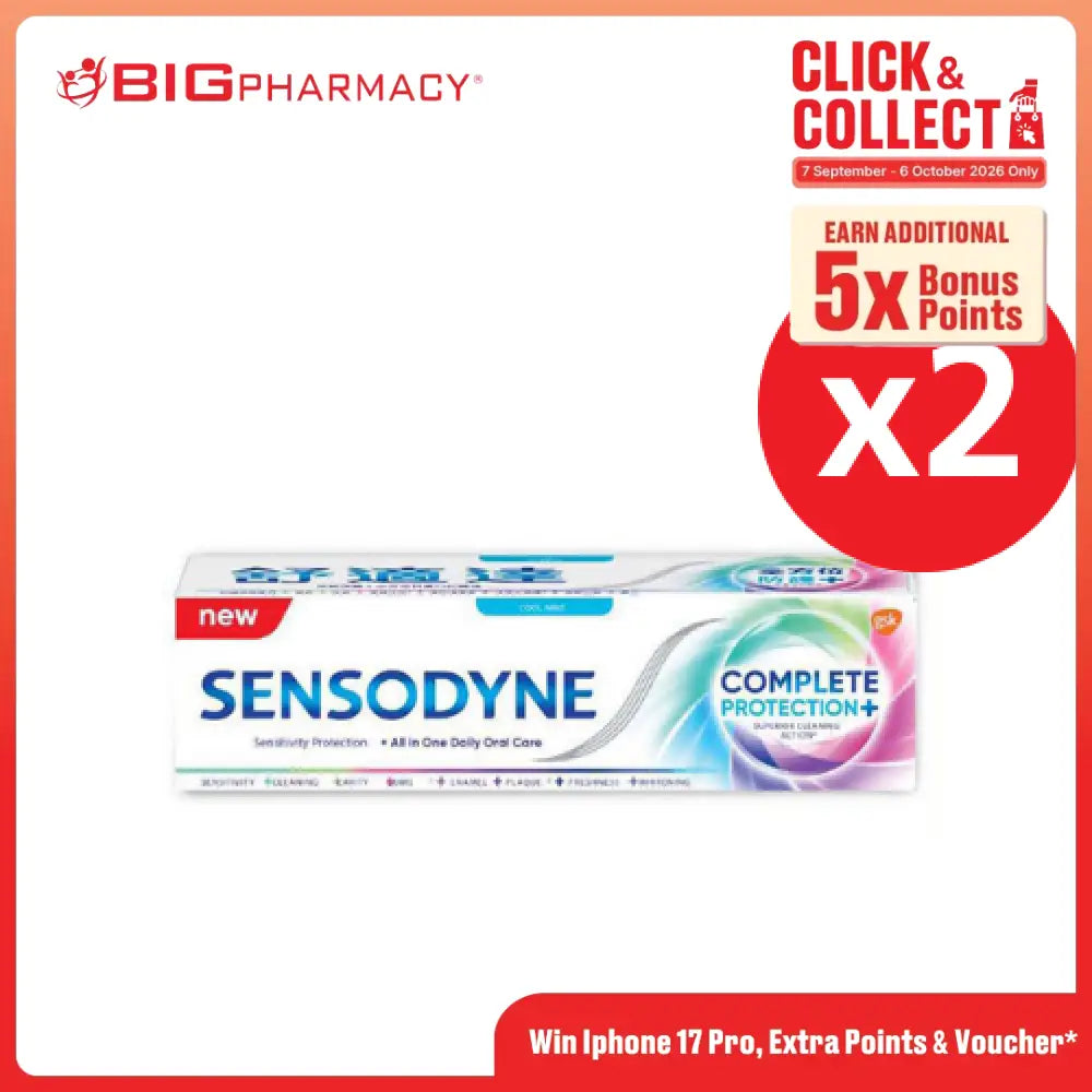 SENSODYNE COMPLETE PROTECTION 100G X 2