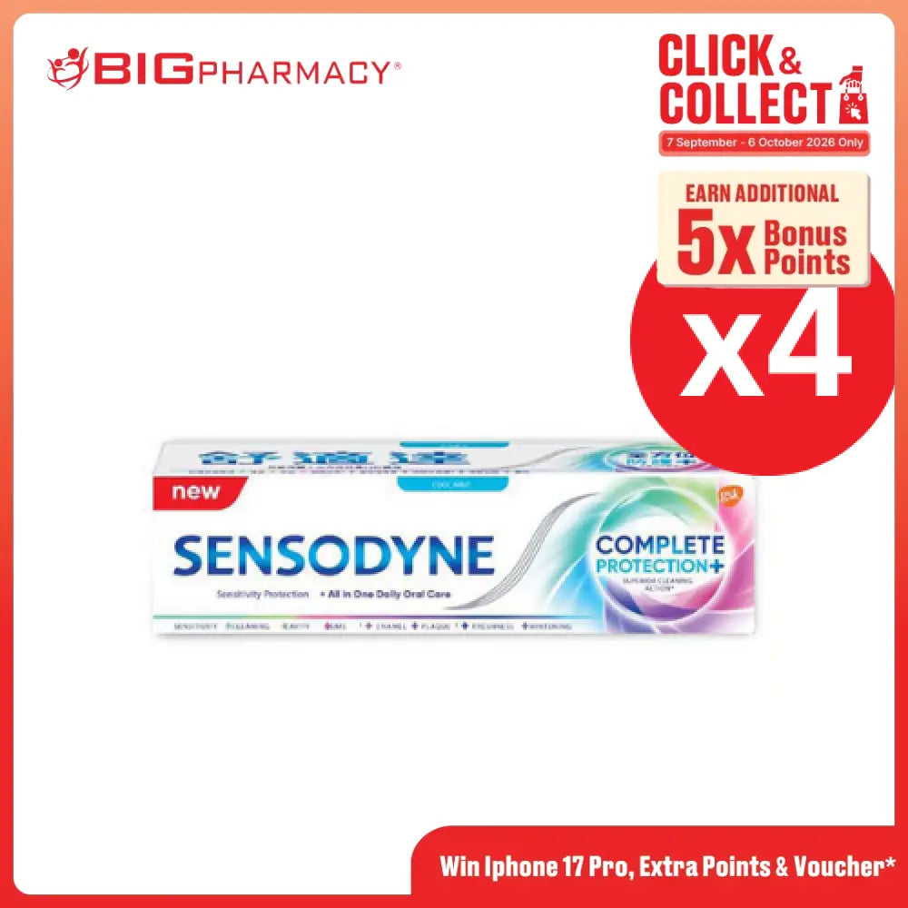 SENSODYNE COMPLETE PROTECTION 100G X 4