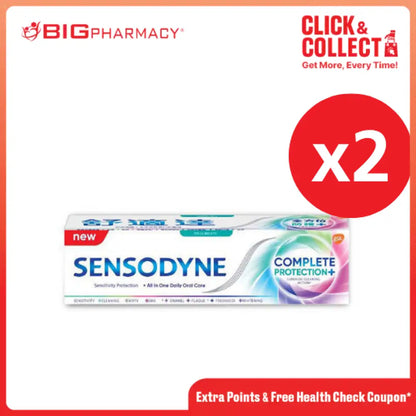 SENSODYNE EXTRA FRESH COMPLETE PROTECTION 100G X 2