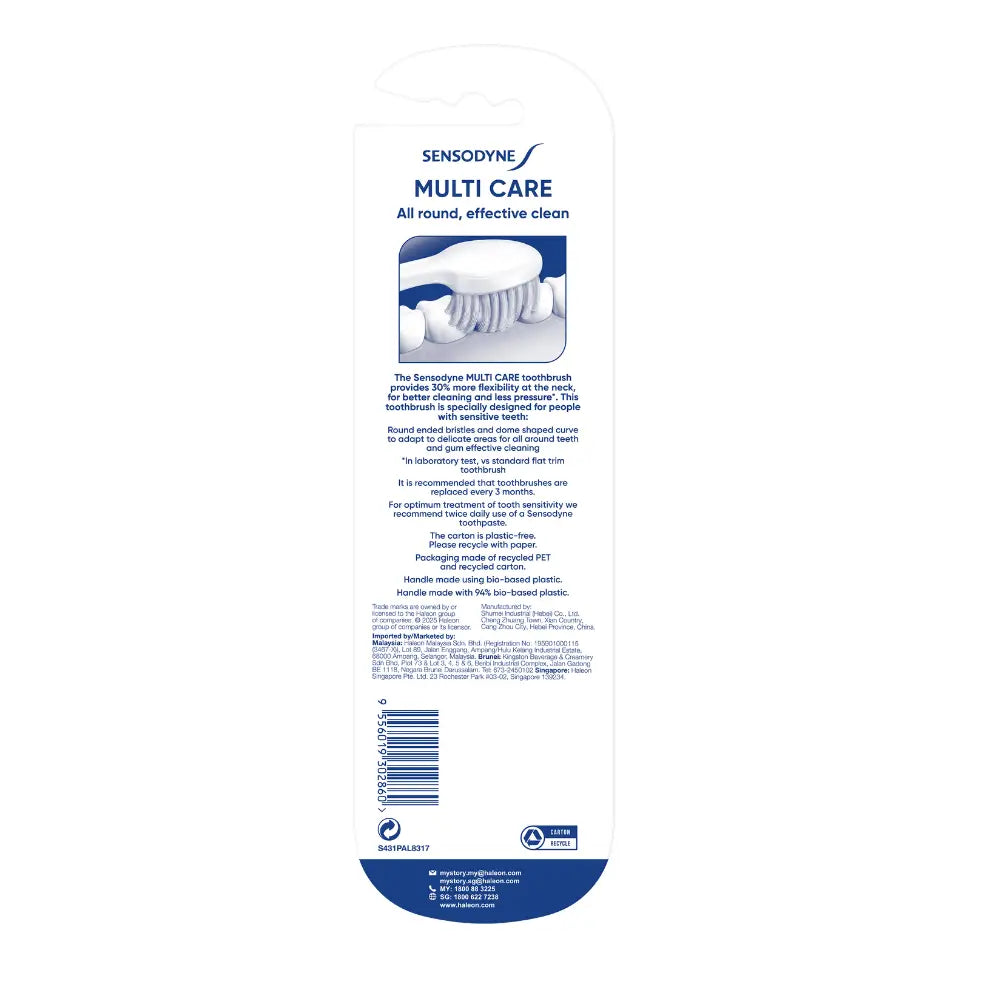 SENSODYNE MULTICARE TOOTHBRUSH SOFT 3S