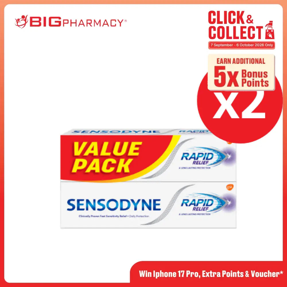 SENSODYNE RAPID RELIEF 100G X 4