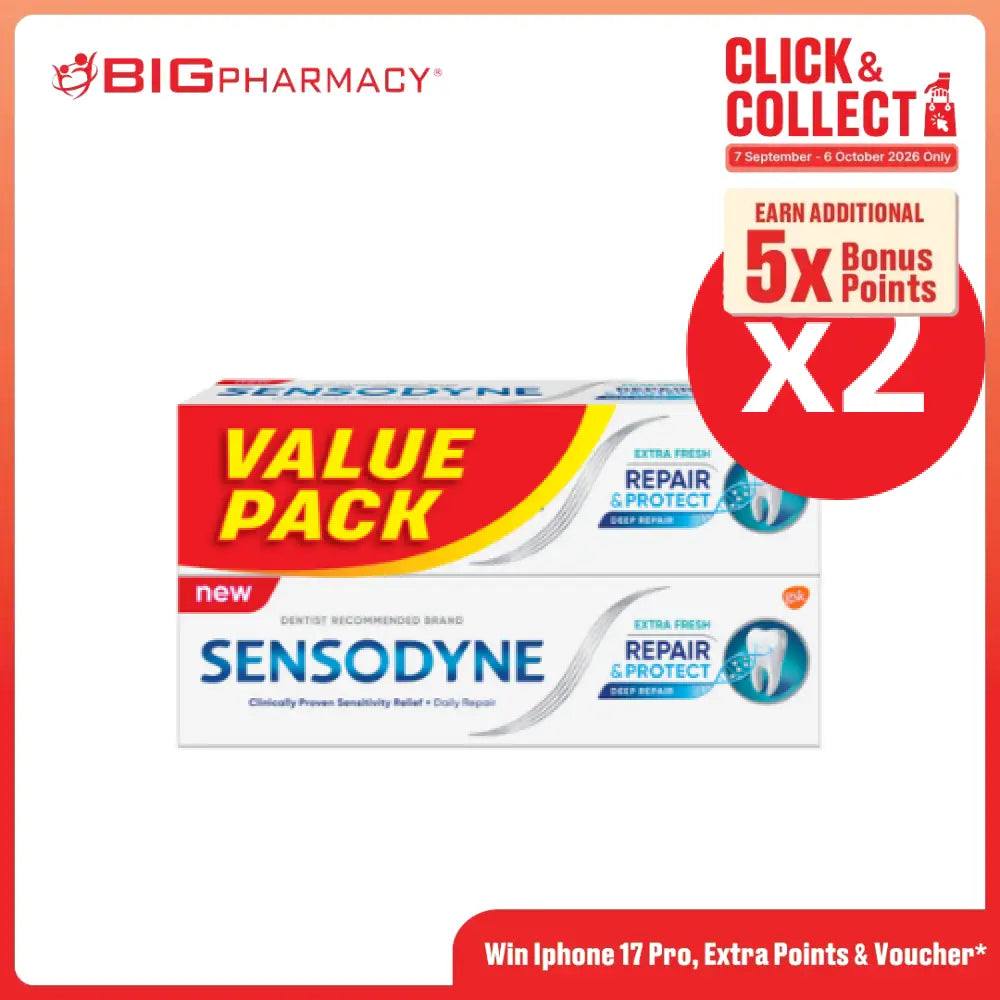 SENSODYNE REPAIR & PROTECT EXTRA FRESH 100G X 4