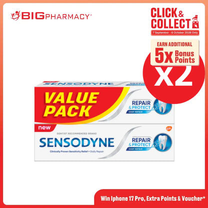 SENSODYNE REPAIR & PROTECT ORIGINAL 100G X 4