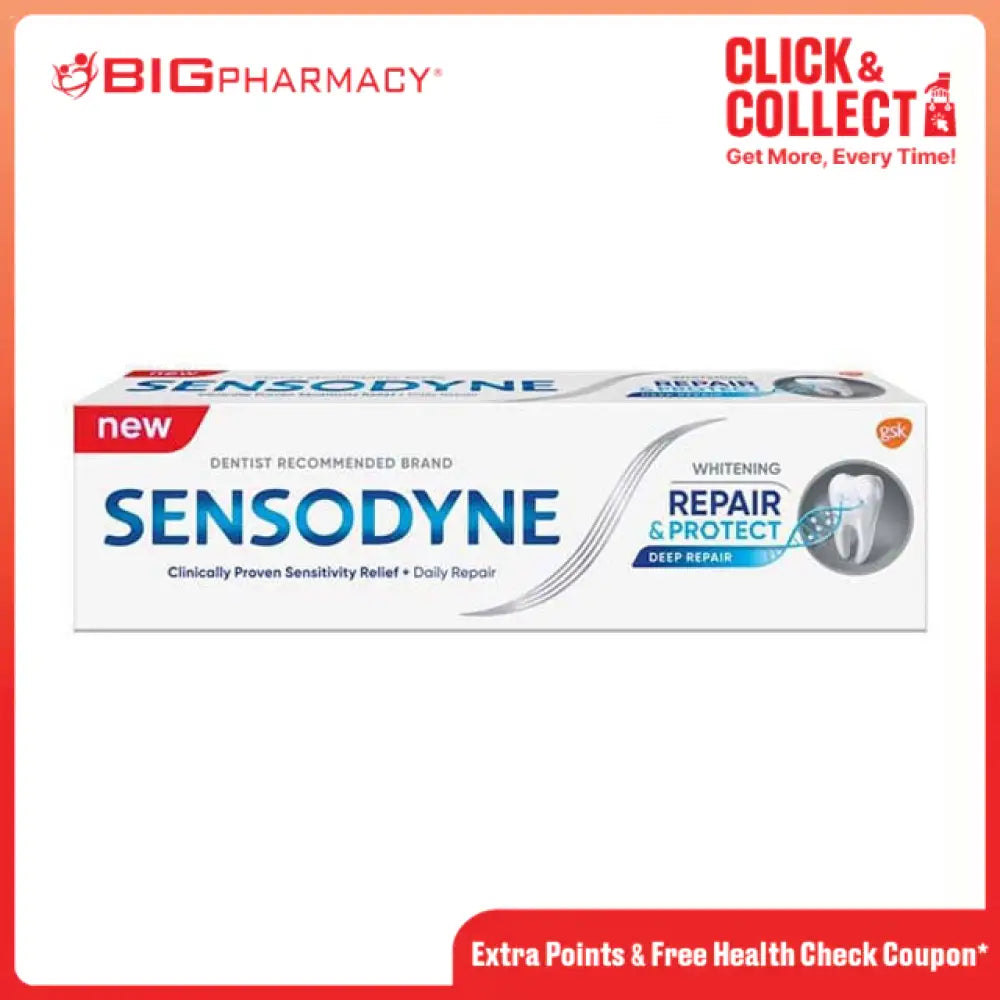 SENSODYNE TOOTHPASTE REPAIR&PROTECT WHITE 100G