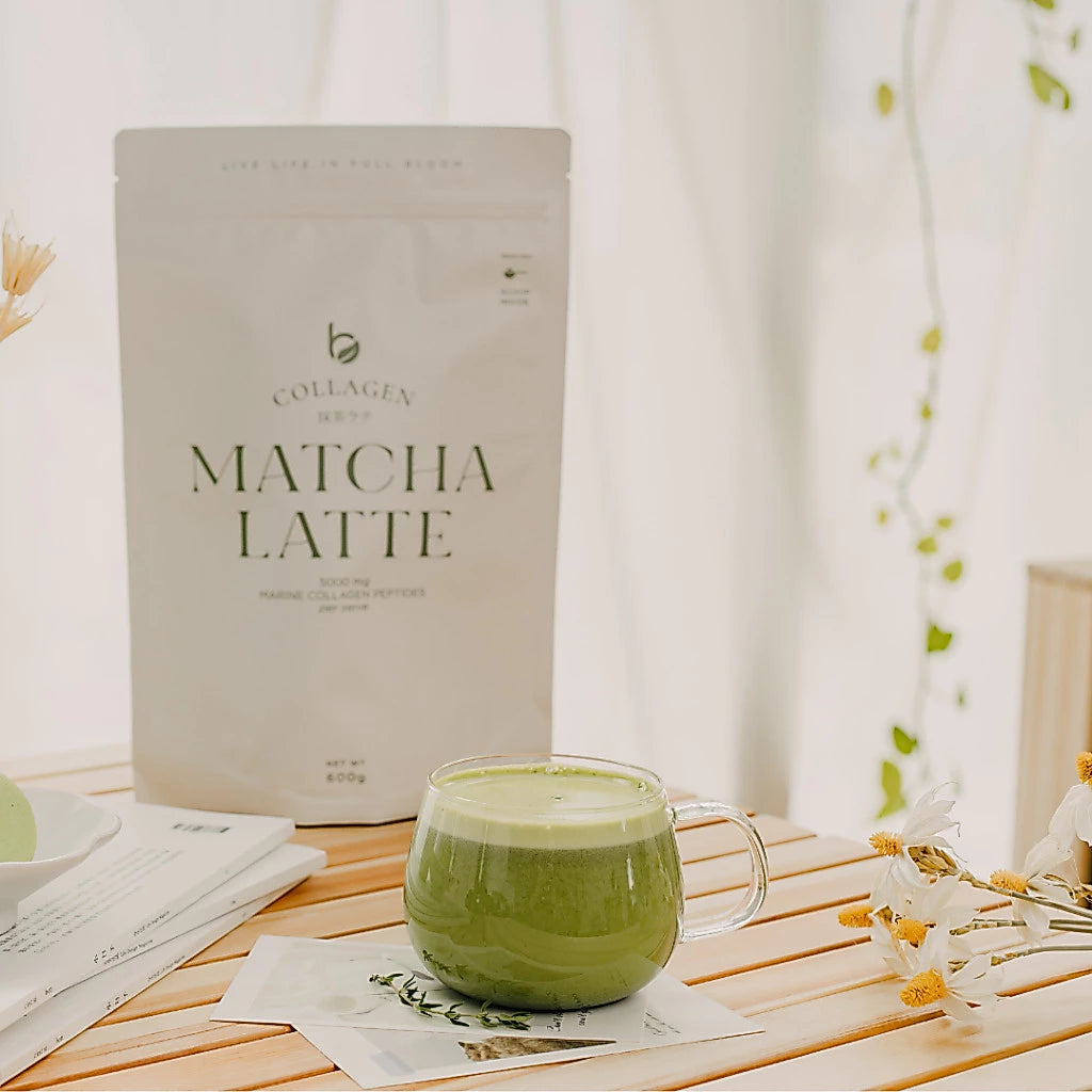 BLOOM COLLAGEN MATCHA LATTE (600G)