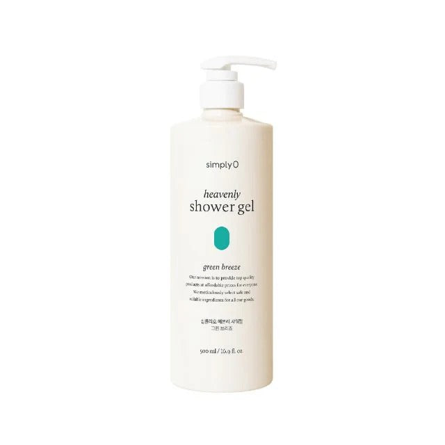 SIMPLY O HEAVENLY GREEN BREEZE SHOWER GEL 500ML