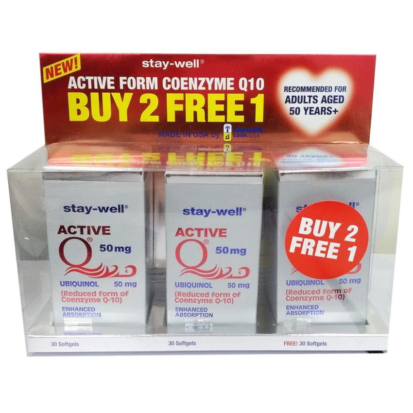 STAY WELL ACTIVE Q 50MG 30SX3 B2F1