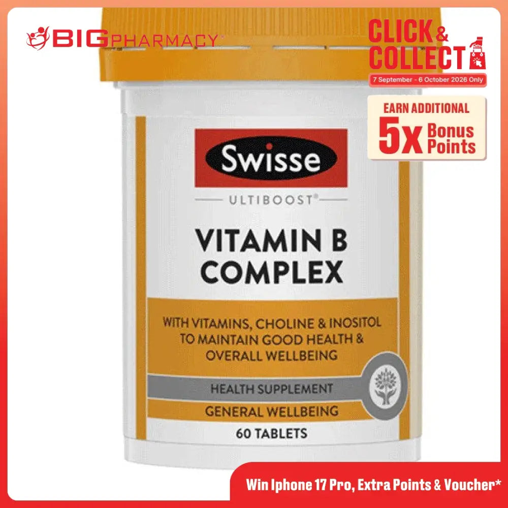 SWISSE ULTIBOOST VIT B COMPLEX 60S