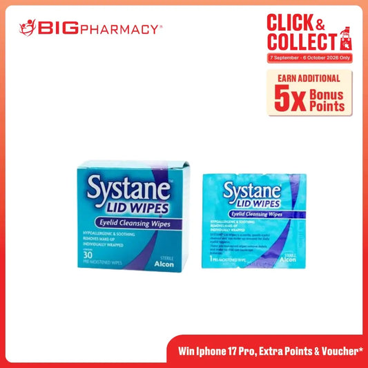 SYSTANE LID WIPES 30S