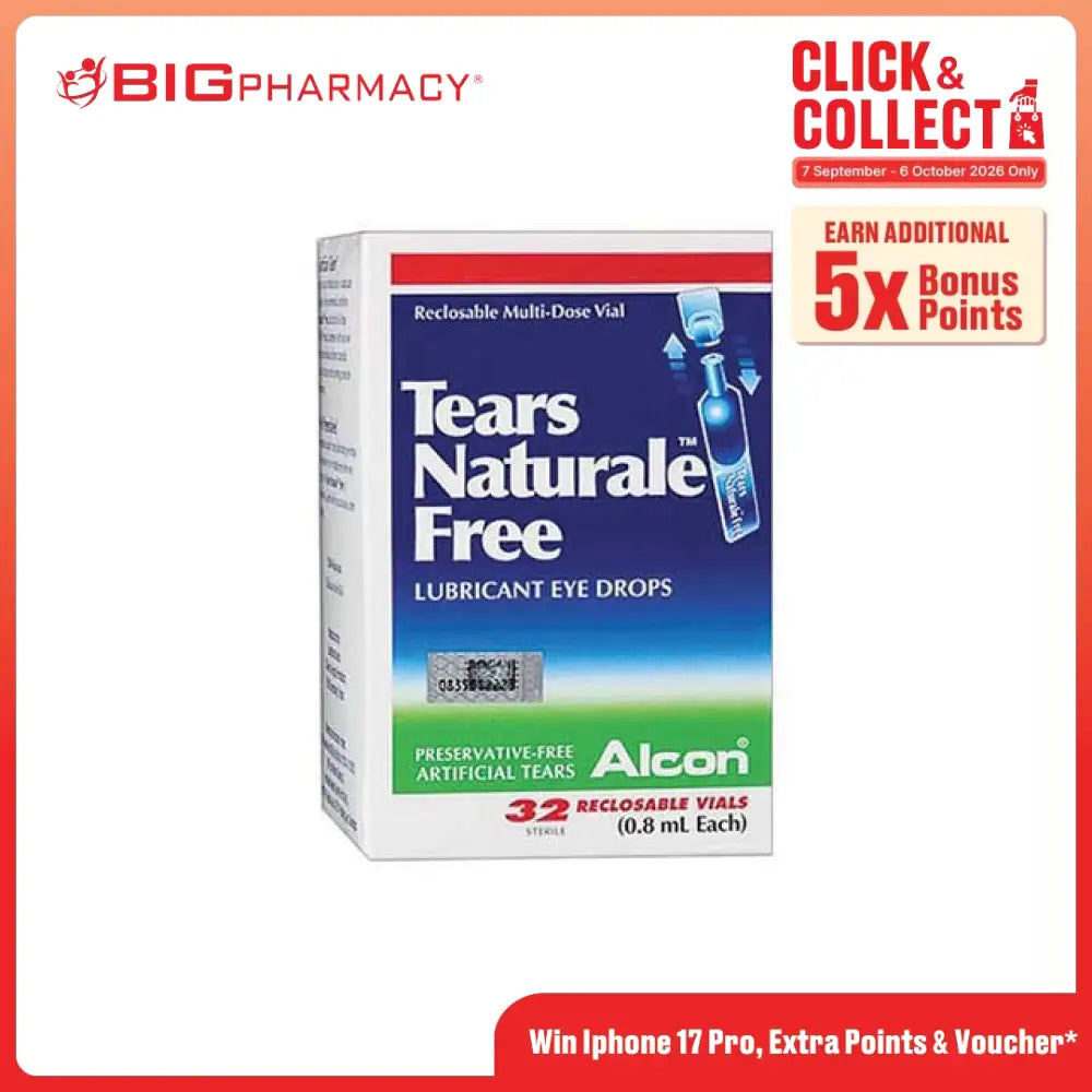 TEARS NATURALE FREE 0.8ML 32S