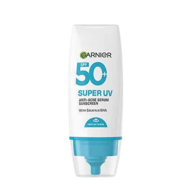 GARNIER BRIGHT COMPLETE ANTI-ACNE UV SERUM SPF50+ 30ML