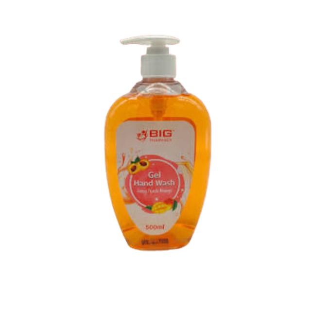 BIG GEL HAND WASH JUICY PEACH MANGO 500ML
