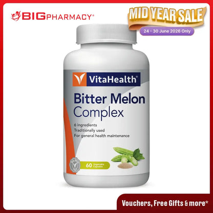 VITAHEALTH BITTER MELON COMPLEX 60S