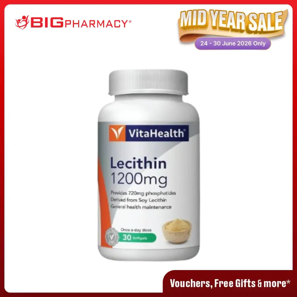 VITAHEALTH LECITHIN 1200MG 30S