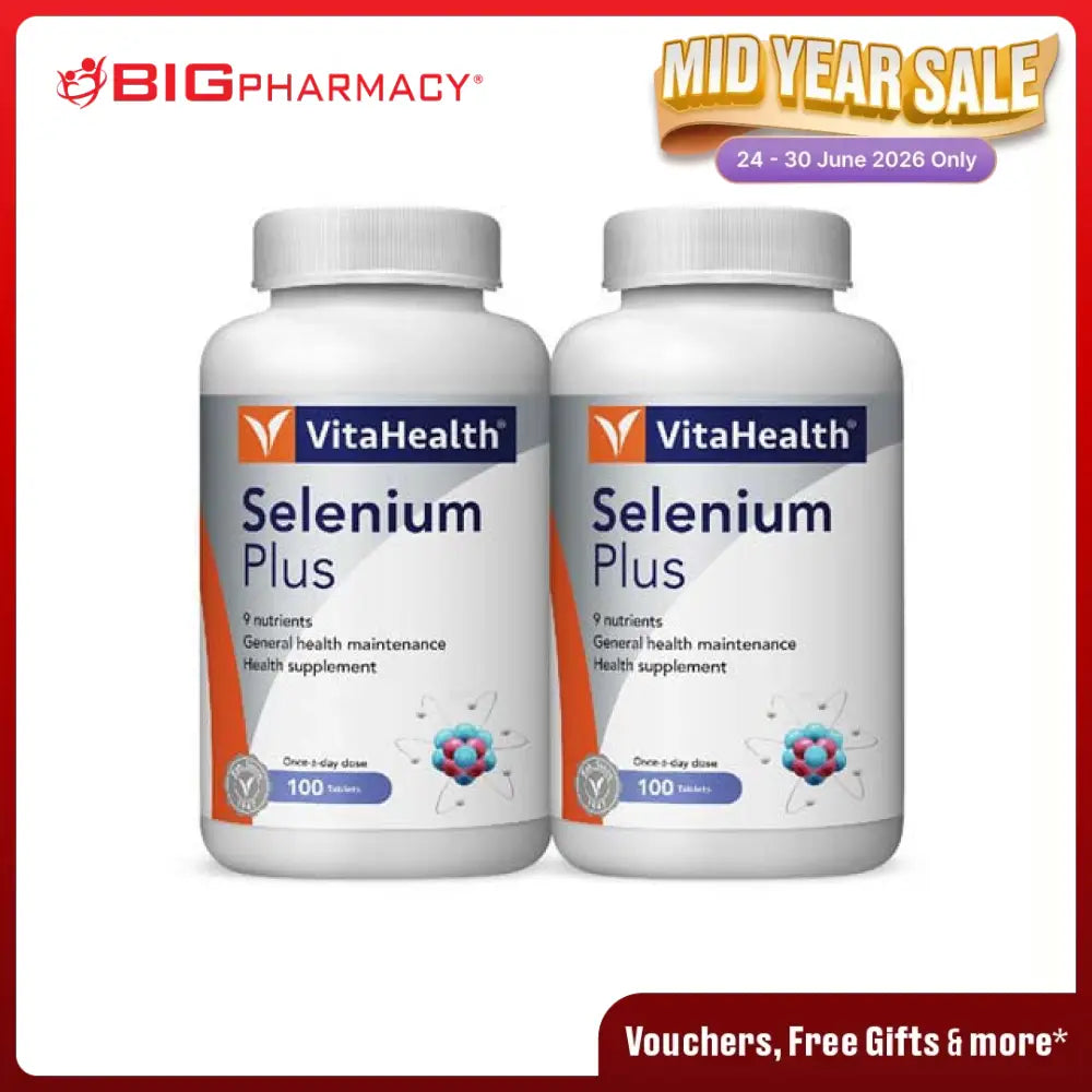 VITAHEALTH SELENIUM VITAPLUS 100SX2