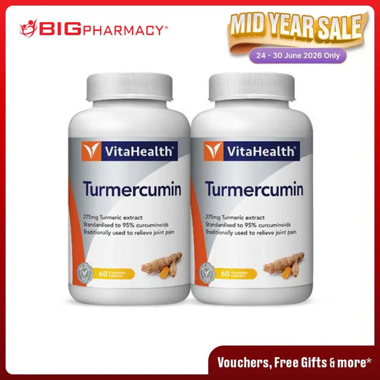 VITAHEALTH TURMERCUMIN 60SX2