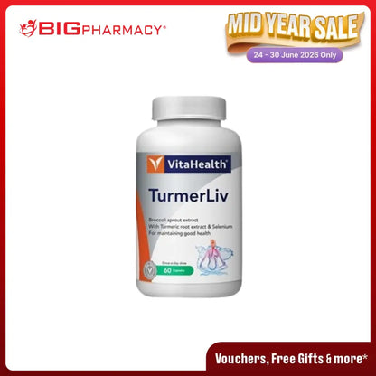 VITAHEALTH TURMERLIV 60S