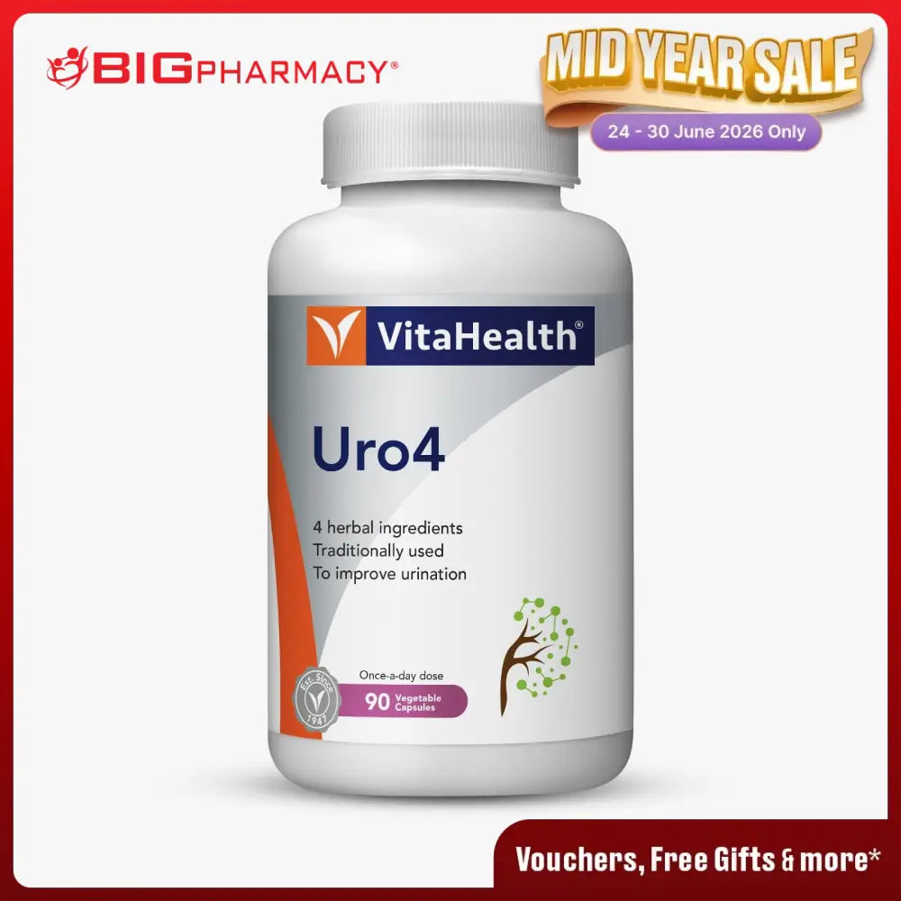 VITAHEALTH URO4 CAPSULE 90S
