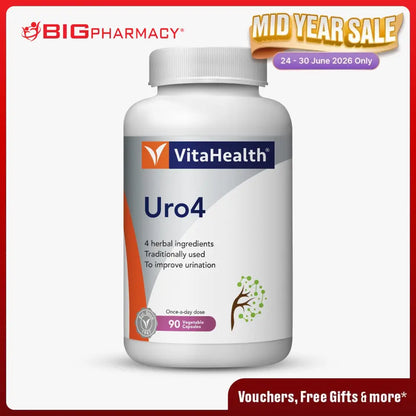 VITAHEALTH URO4 CAPSULE 90S