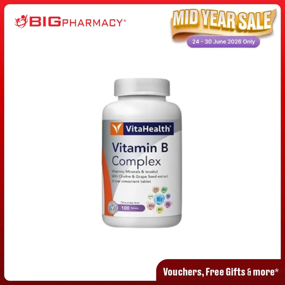 VITAHEALTH  VITAMIN B COMPLEX 100S
