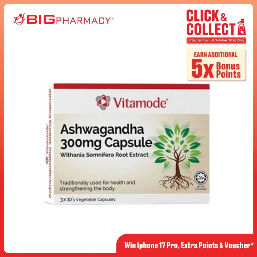 VITAMODE ASHWAGANDHA CAPSULE 300MG 30S