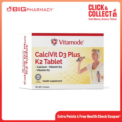 VITAMODE CALCIVIT 600MG VITAMIN D3 400IU + K2 60S