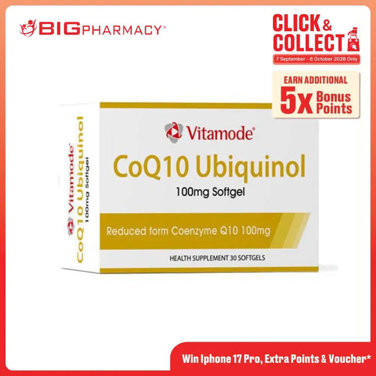 VITAMODE CO Q10 UBIQUINOL 100MG 30S