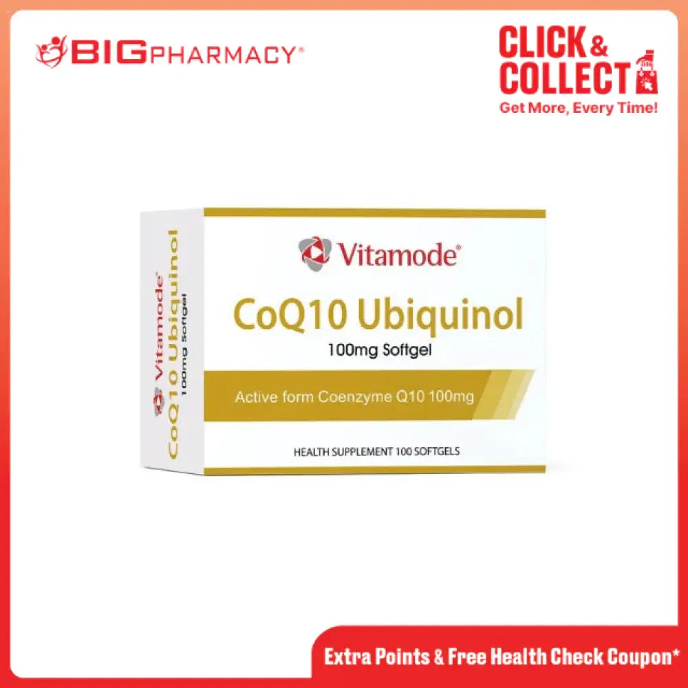 VITAMODE COQ10 UBIQUINOL 100MG 10SX10