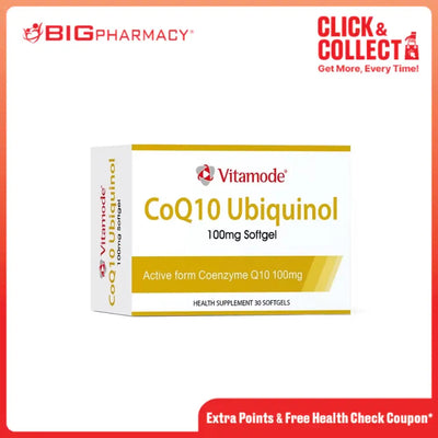 VITAMODE COQ10 UBIQUINOL 50MG 30S