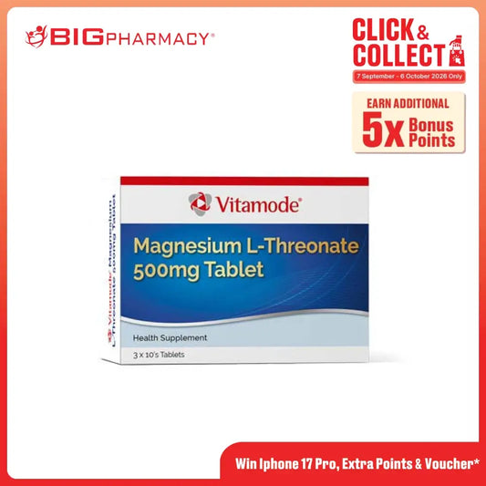 VITAMODE MAGNESIUM L-THREONATE 500MG 10SX3